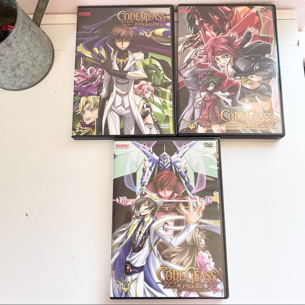 Code geass anime Dvds / manga series